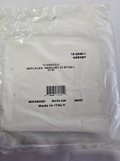 Gasket, Exhaust Elbow, Sierra 18-2849-1, (2pk)