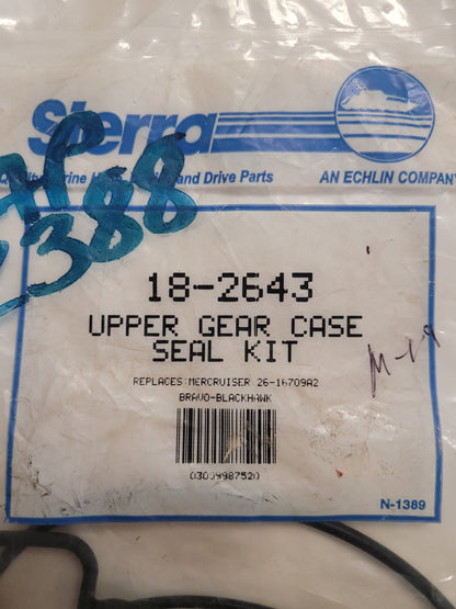 Seal Kit, Bravo, Blackhawk, Sierra 18-2643