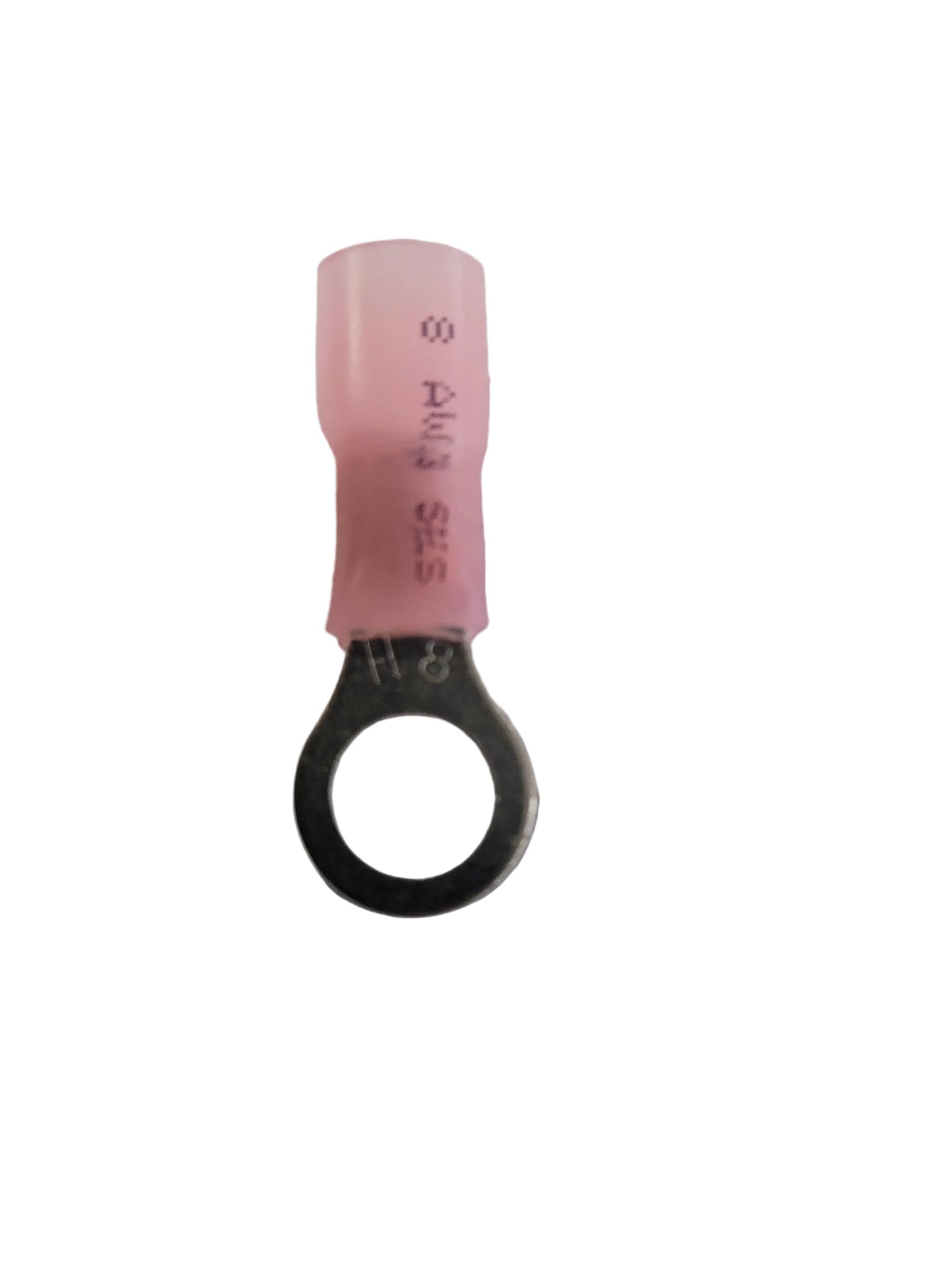 8ga. 3/8" H/S ring terminal each
