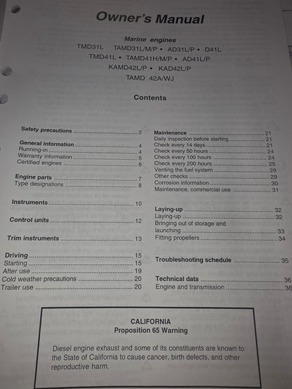 Owners Manual,  Volvo 7736697 (NOS)