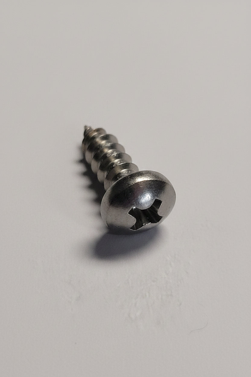 8x1/2" SS Pan Head Screw, 4-0178