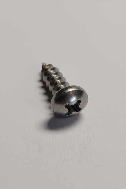 8x1/2" SS Pan Head Screw, 4-0178