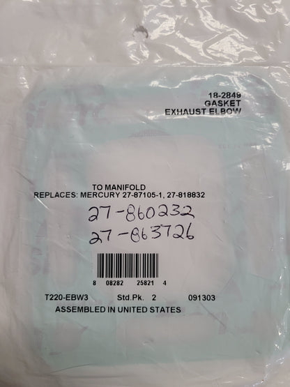 Gasket, Exhaust Elbow, Sierra 18-2849, (SOLD EA.)
