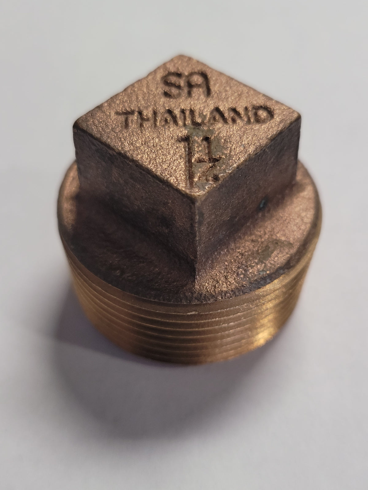 Bronze Square Head Pipe Plug, 1-1/2"mip, 44657
