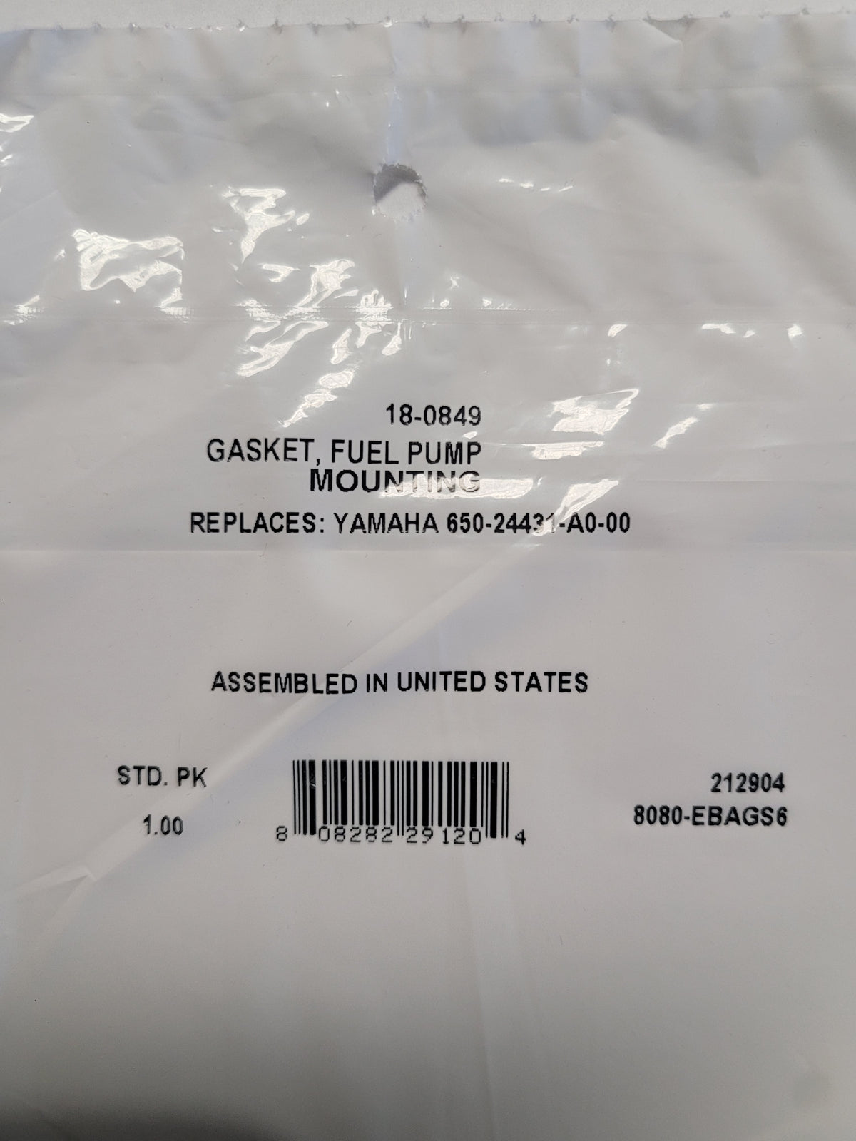 Fuel pump gasket, Sierra 18-0849