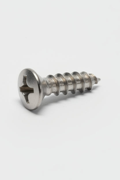 12x3/4" SS Oval Screws, 4-0253