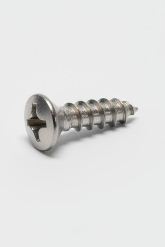 12x3/4" SS Oval Screws, 4-0253