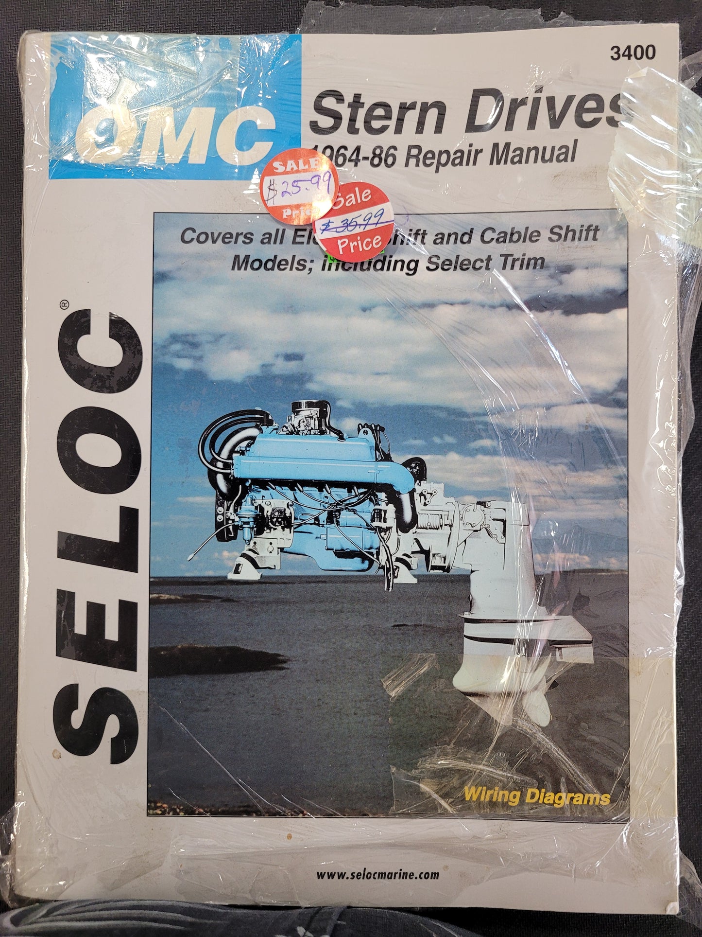 Repair Manual, Seloc 3400, OMC Stern Drives 1964-1986