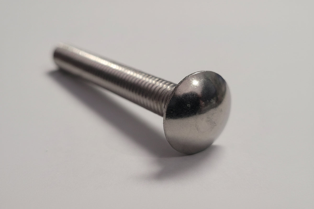 Carriage Bolt, SS, 3/8"-16x4", 4-1069