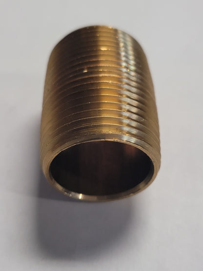 3/4"mip X Close Red Brass Pipe Nipple, 40080
