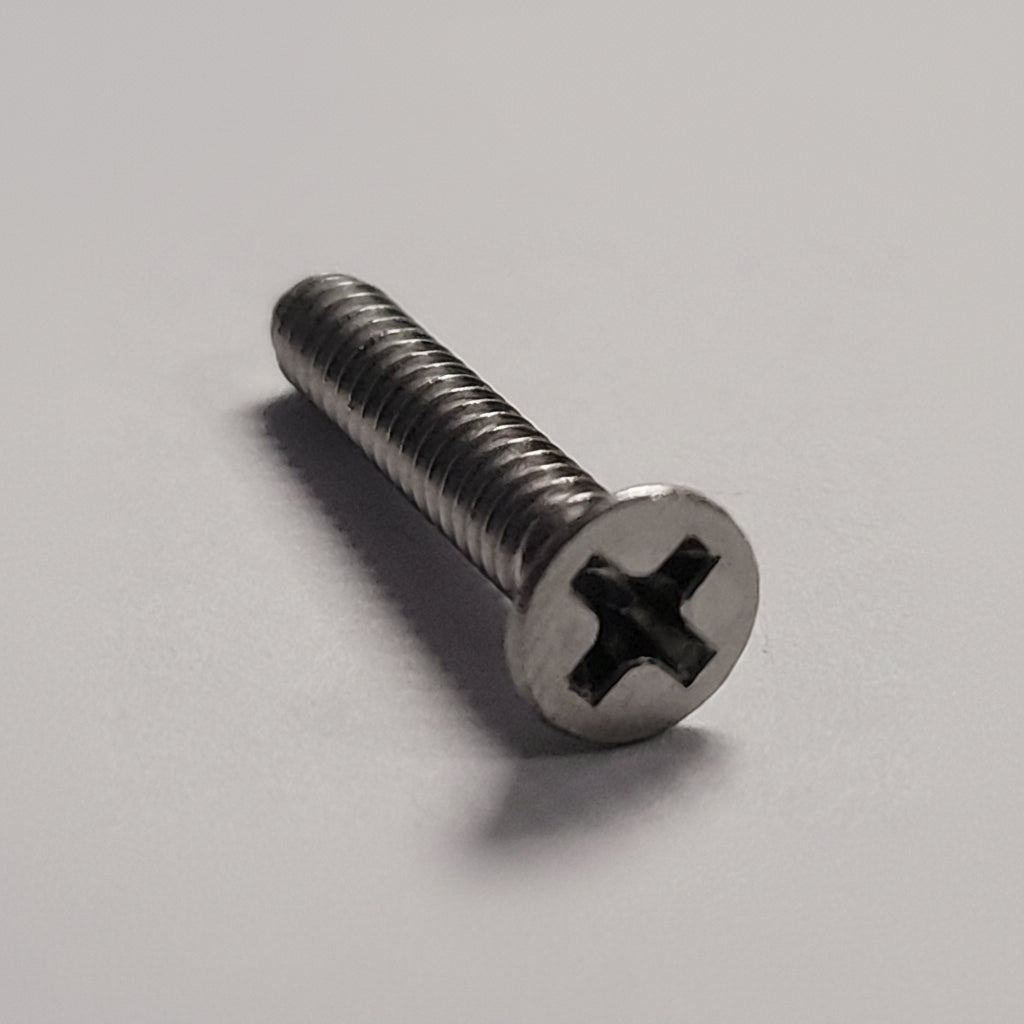 Machine Screw, Flat Head, SS 6-32x1", 00218