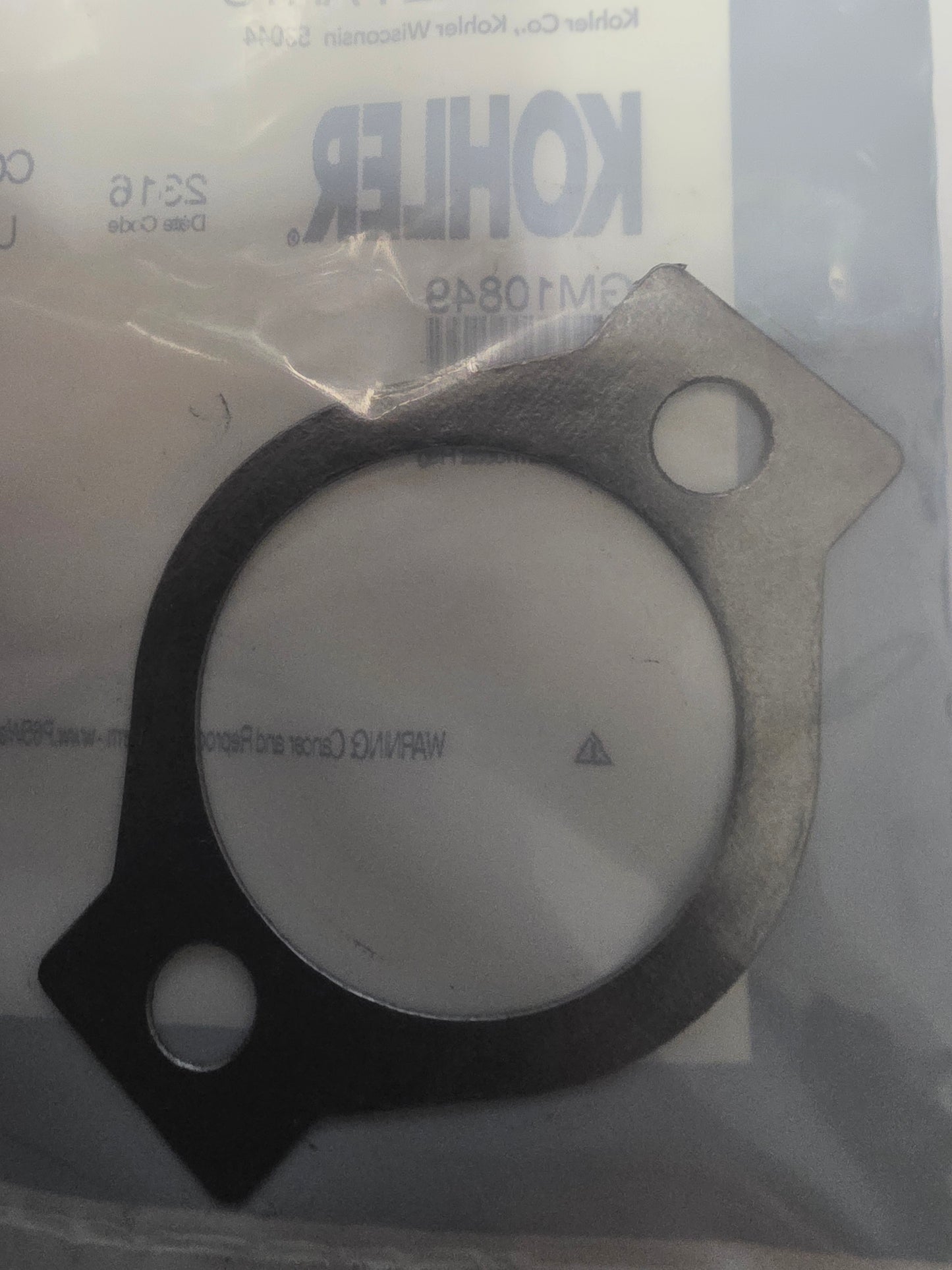 Kohler GM10849 gasket, t-stat housing
