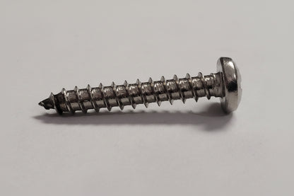 12x1-1/4" SS Pan Head Screw, 4-0201