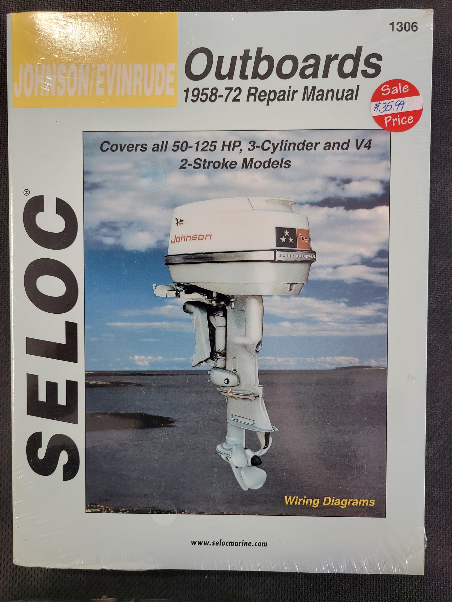 Repair Manual, Seloc 009-8, JOHNSON/EVINRUDE Outboard, 1958-1972, 50-125HP