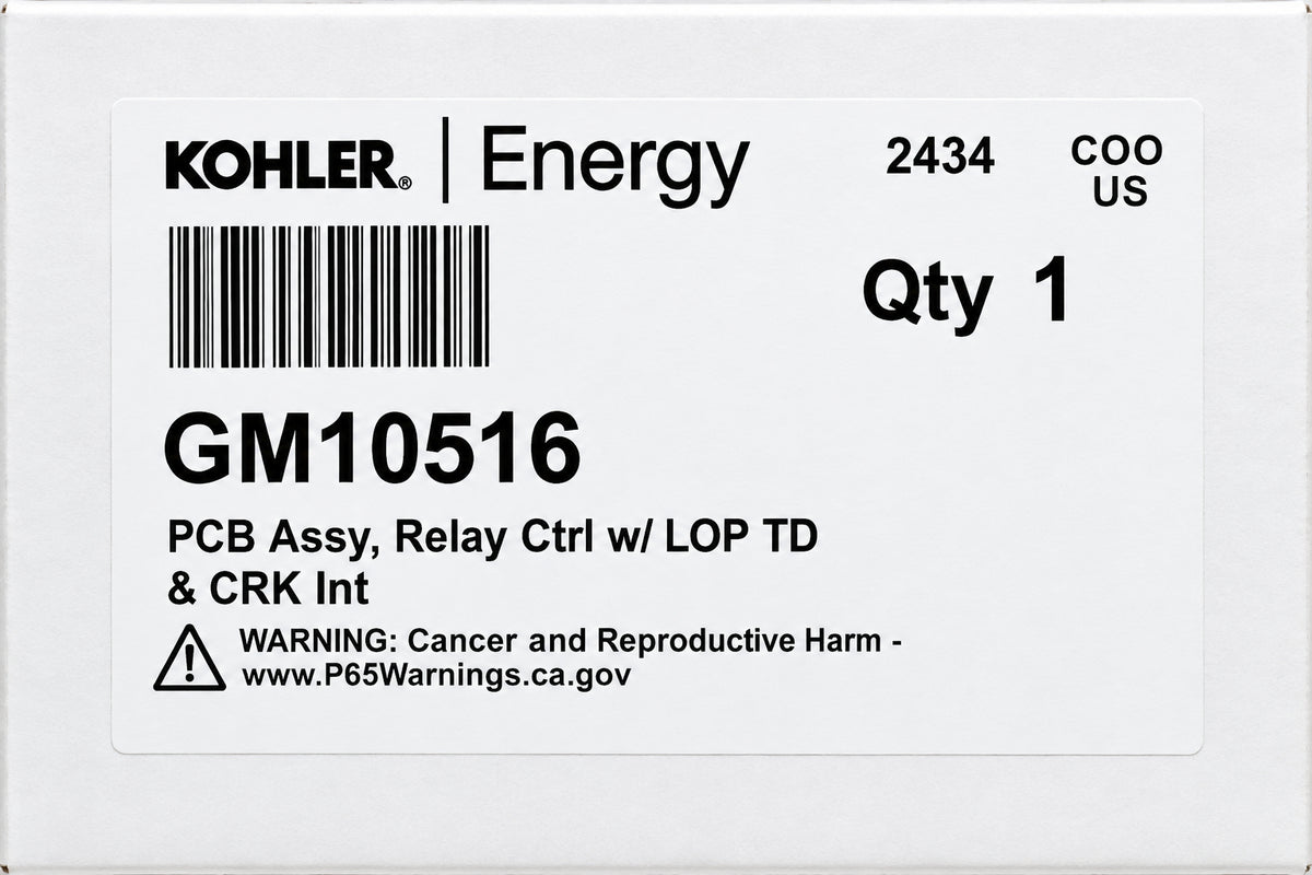 Kohler GM10516 PCB Assembly