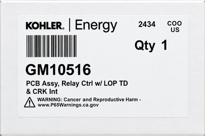 Kohler GM10516 PCB Assembly