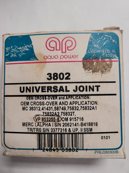 U-Joint, Aqua Power 3802, (NOS)
