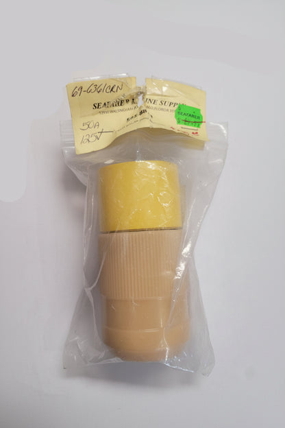 Marinco 6361CRN 50A/125V Male Plug, Clearance, THIS ONE ONLY