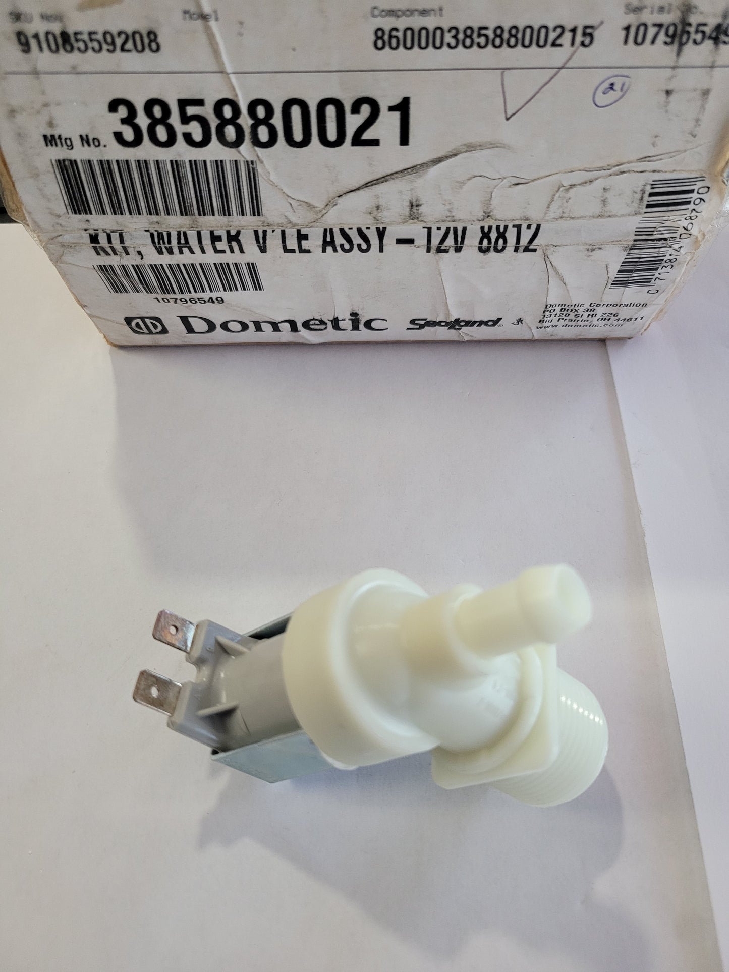 Water Valve Kit Sealand 385880021