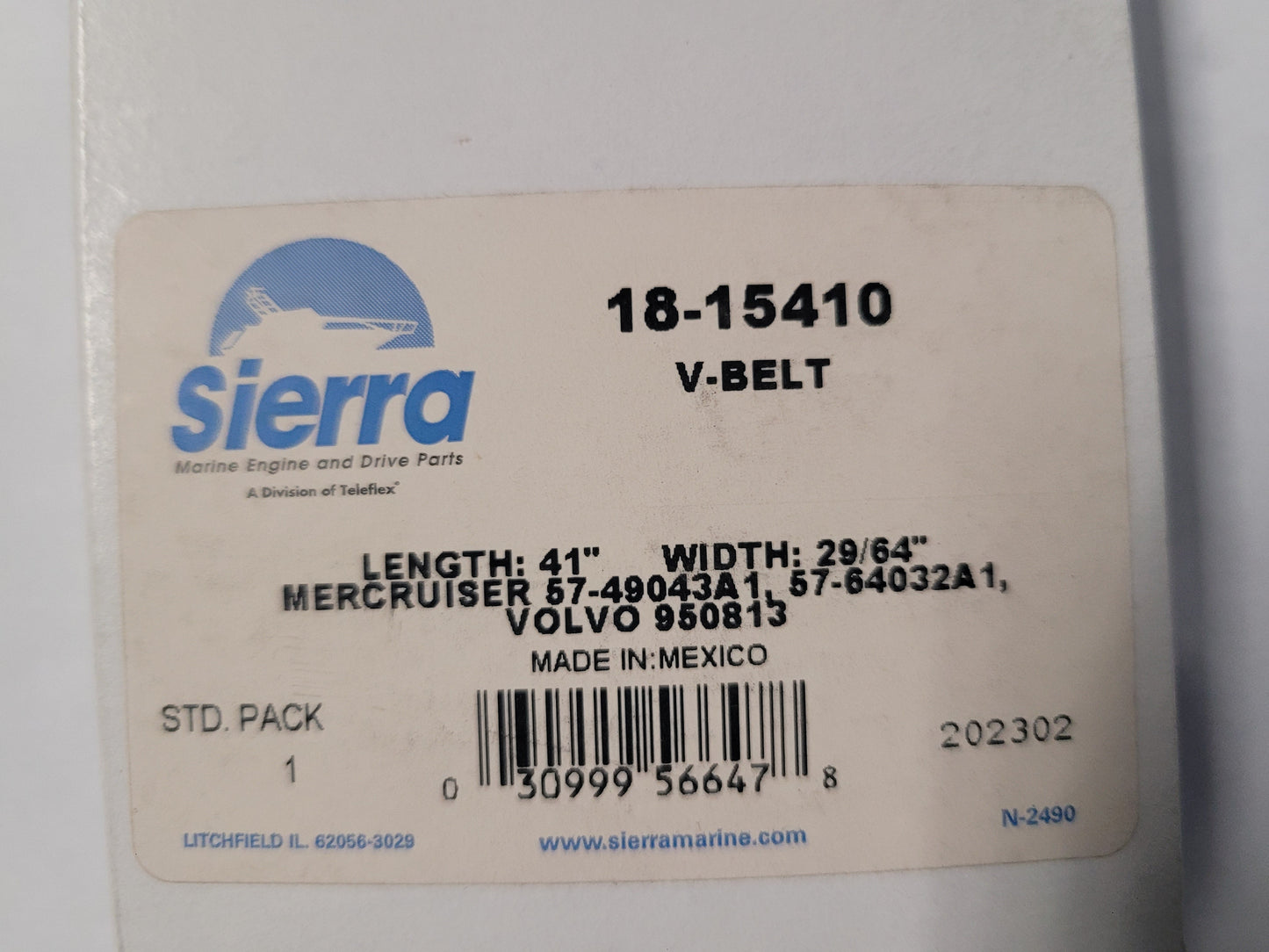V-Belt, Sierra 18-15410