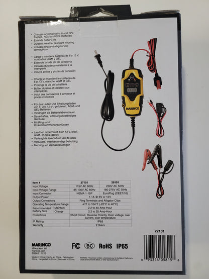Marinco Charge Pro Portable Battery Charger