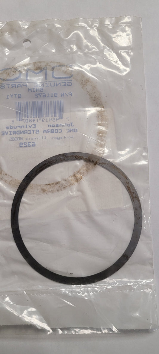 SHIM, Bearing carrier .014", Vintage, (NOS) OMC 911672
