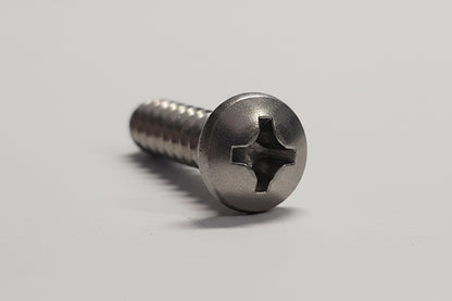 12x1 SS Pan Head Screws, 4-0200