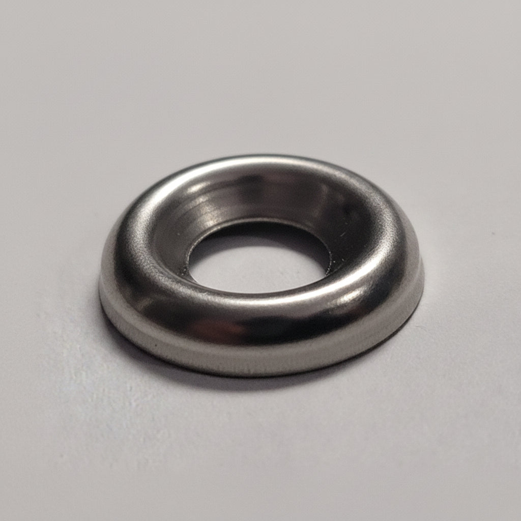 1/4" Finish Washers, SS, 4-1859