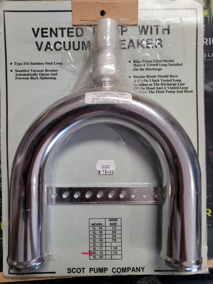 Marine Vented Loop, VL-15, 1-1/2"