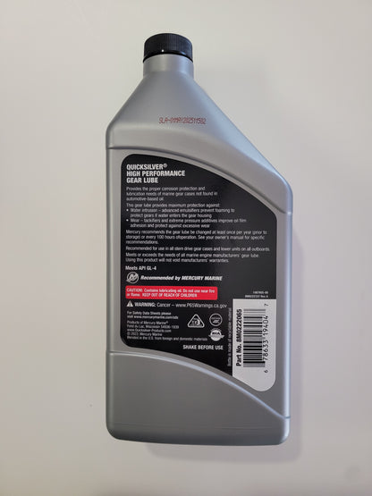 Hi Performance Gear Lube 90w Qt