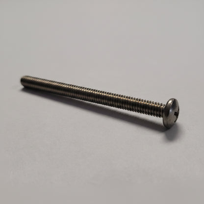 Machine Screw, Pan Head, SS, 8-32x2", 00457