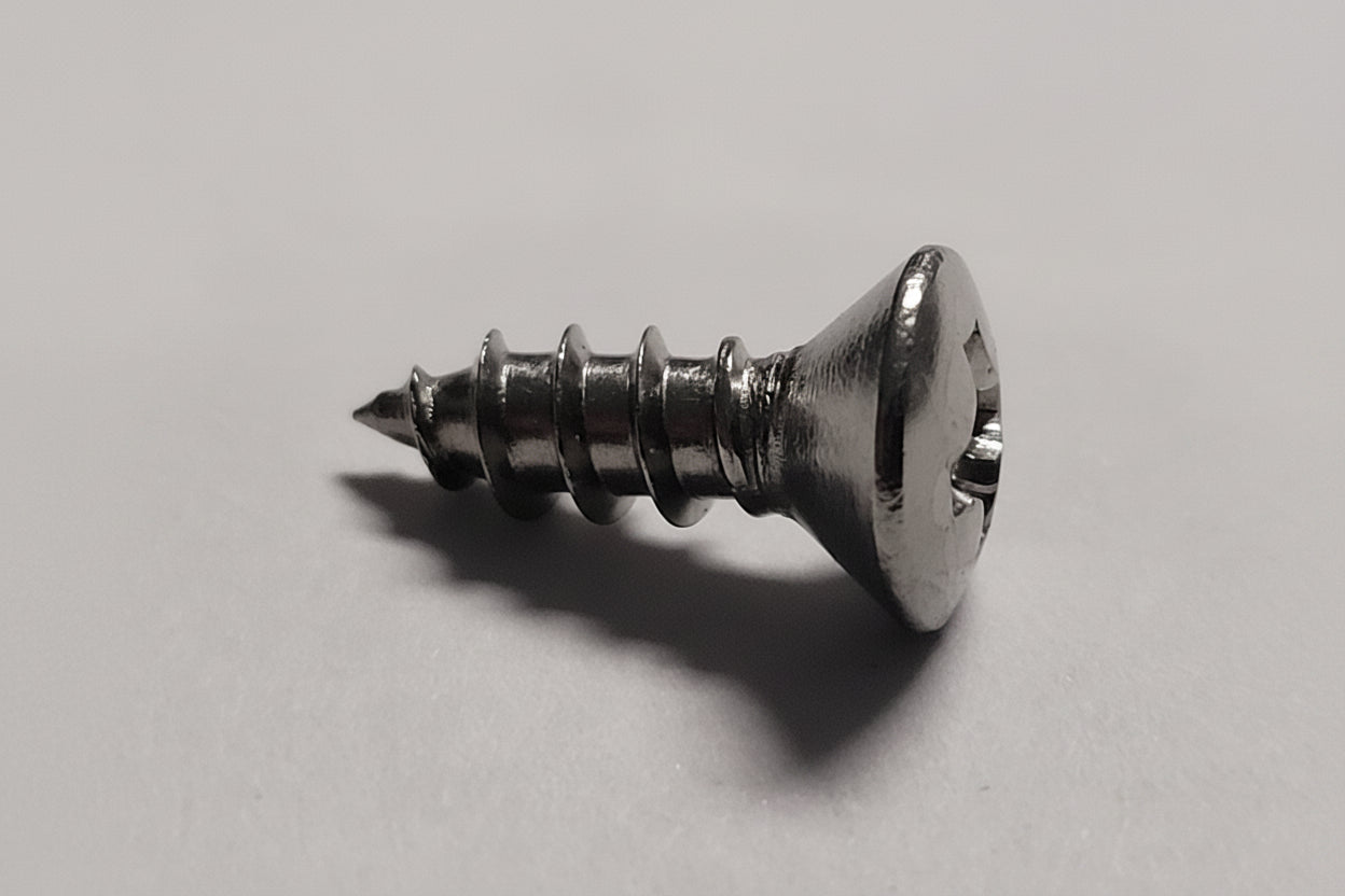 8X1/2" SS Oval Screw, 4-0232