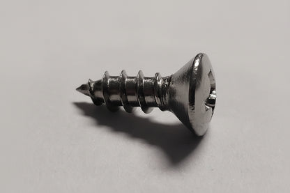 8X1/2" SS Oval Screw, 4-0232