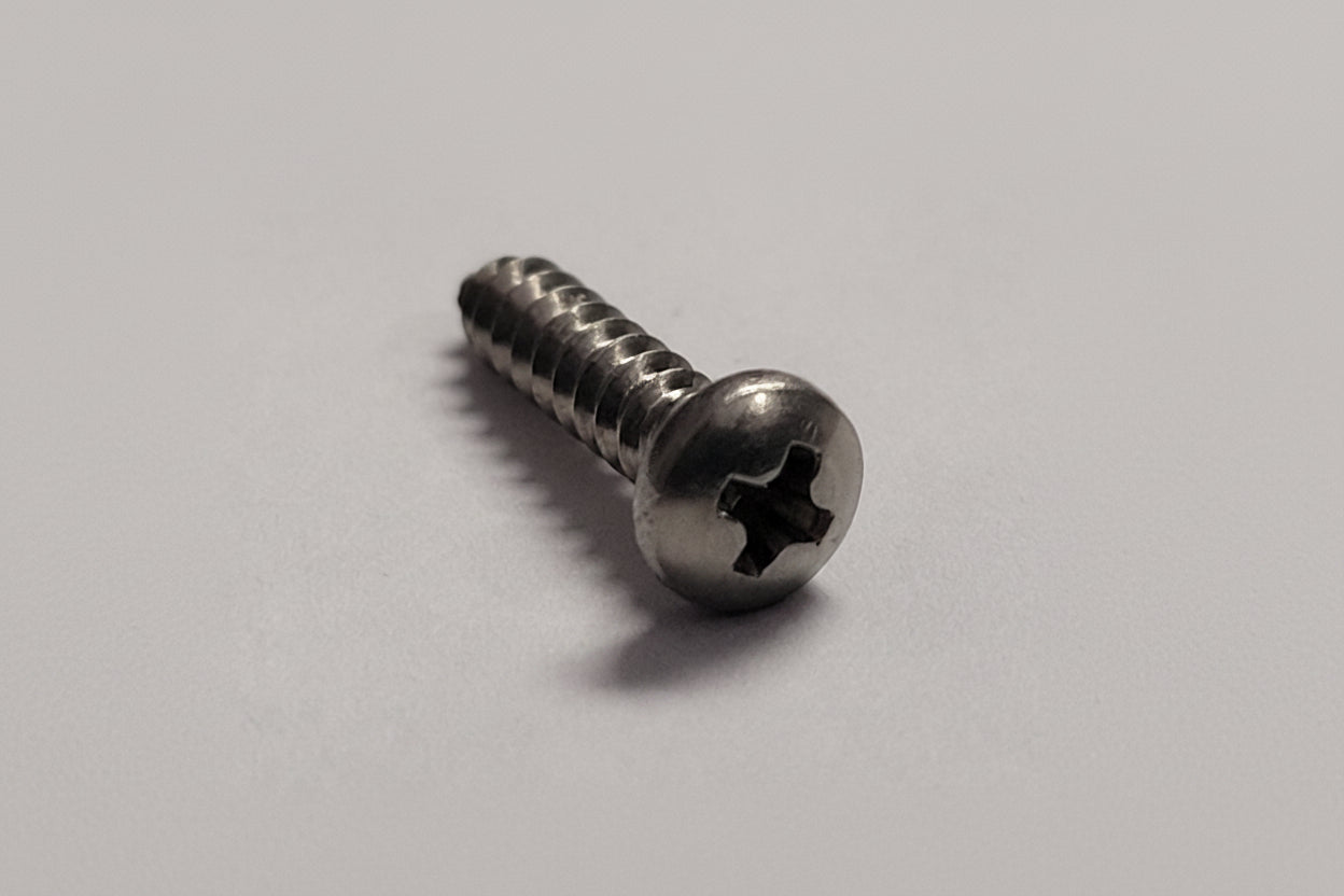 8x5/8" SS Pan Head Screw, 4-0179