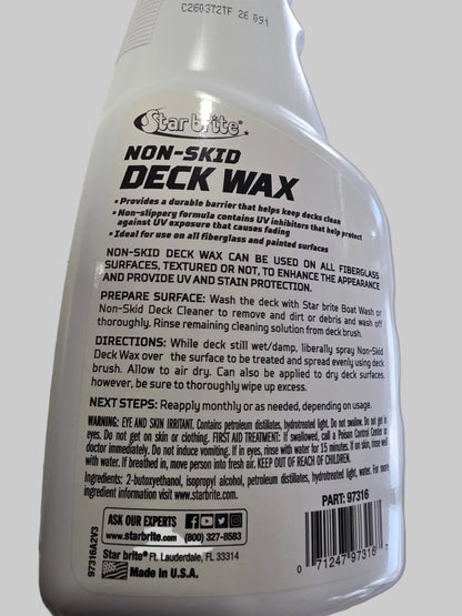 Non-Skid Deck Wax 16oz Starbrite 97316