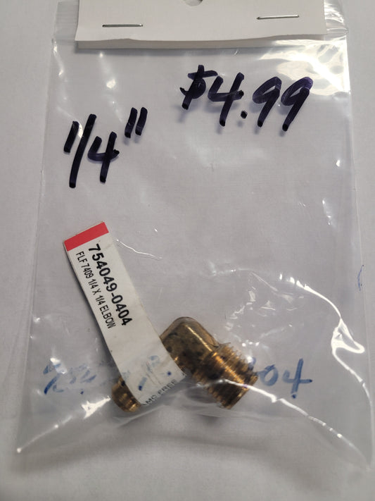 1/4"MPT x 1/4" Flare 90 degree