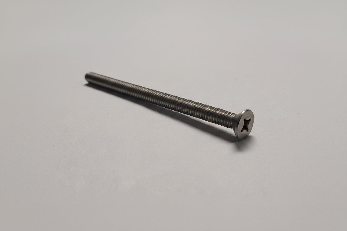 Machine Screw, Flat Head, 1/4"-20x4", 4-2326