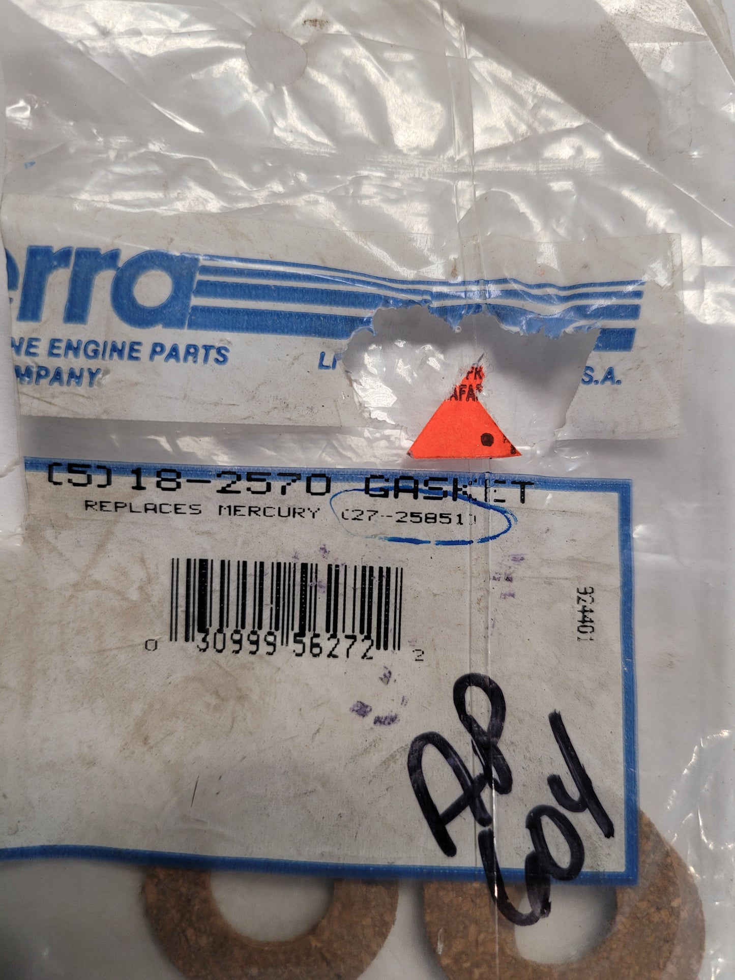 Gasket, Strainer, Sierra 18-2570