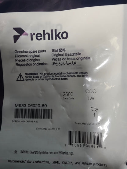 Kohler M933-06020-60 Bolt