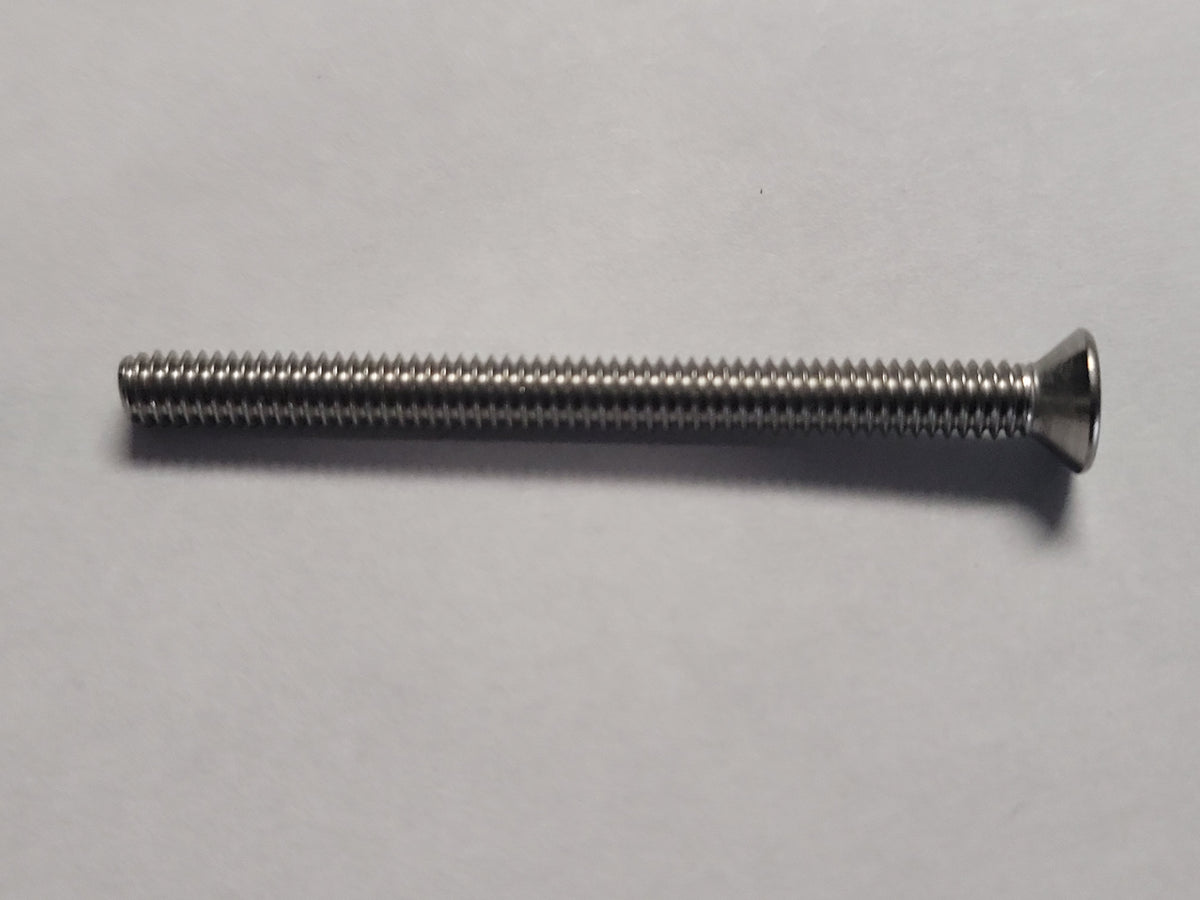 Machine Screw, Flat Head, SS 10-24x2", 4-2314