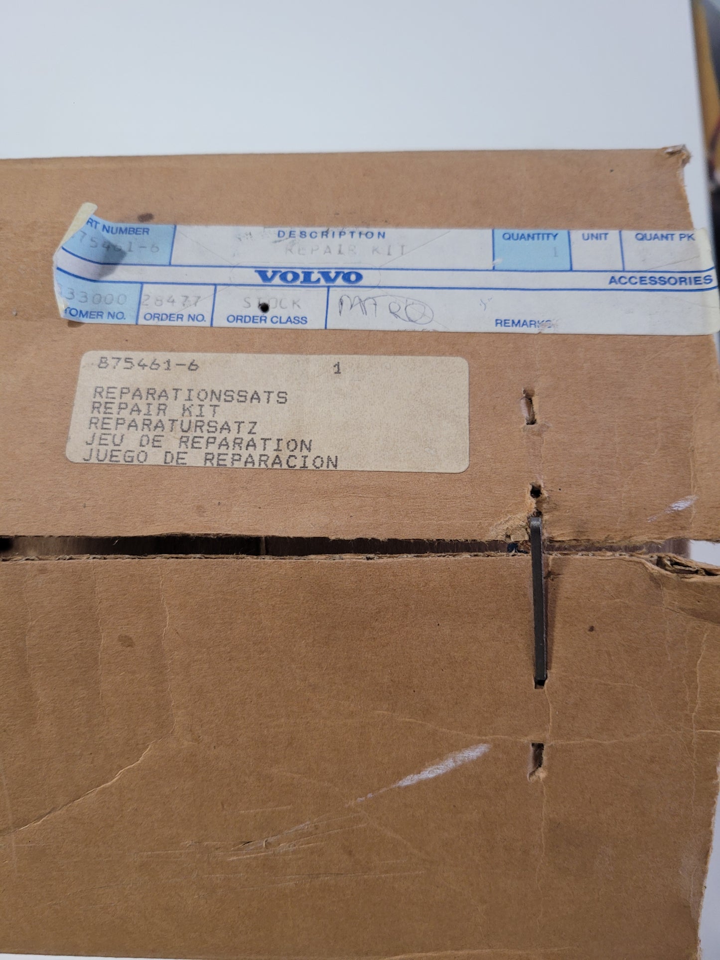 Repair Kit, Water Pump, (NOS) Volvo 875461