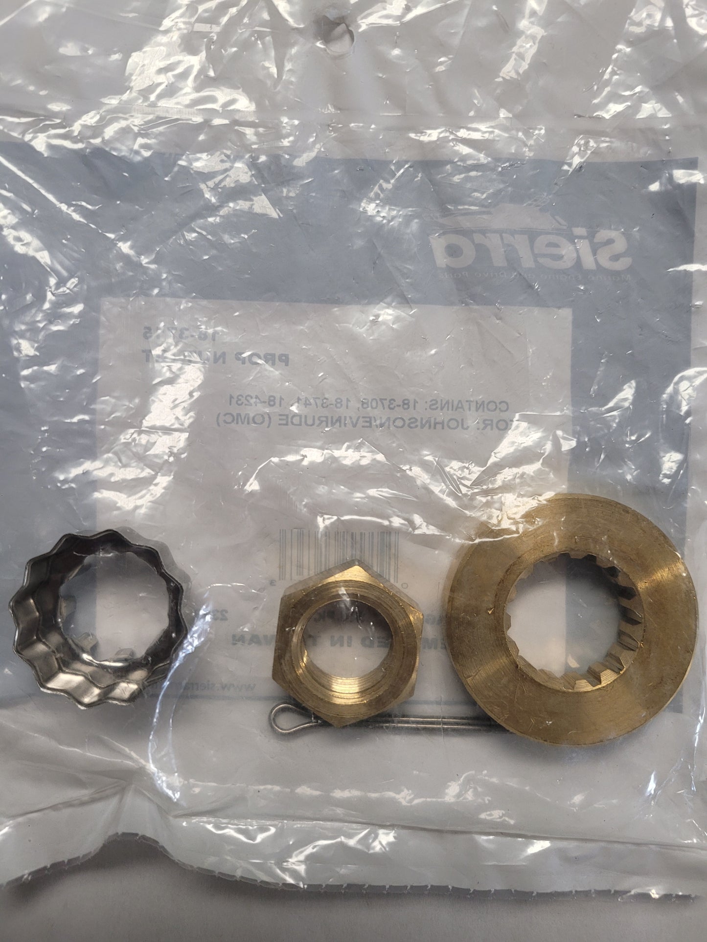 Prop Nut Kit J/E, Sierra 18-3715