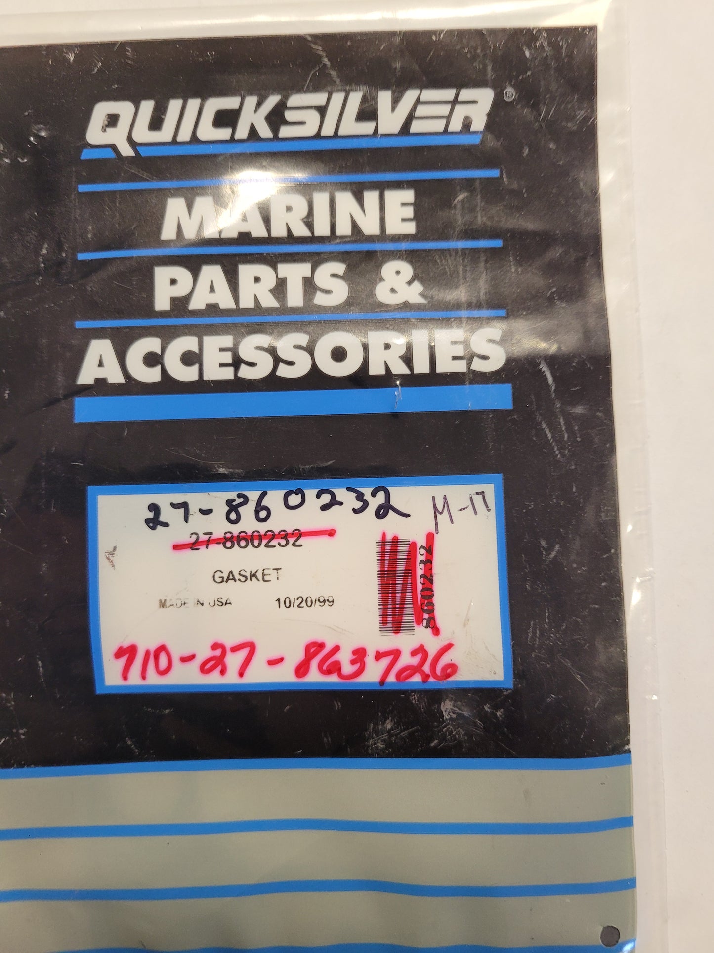 Exh. Elbow Gasket, Quicksilver 860232