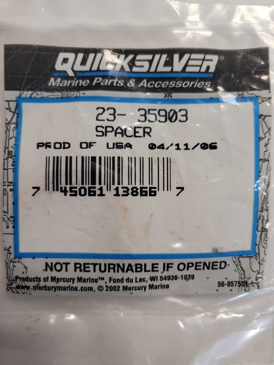 Spacer, Frt Mnt, Quicksilver 35903