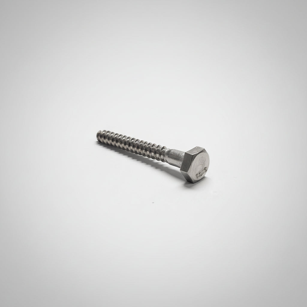 Lag Screw, SS, 1/4x2", 4-1183