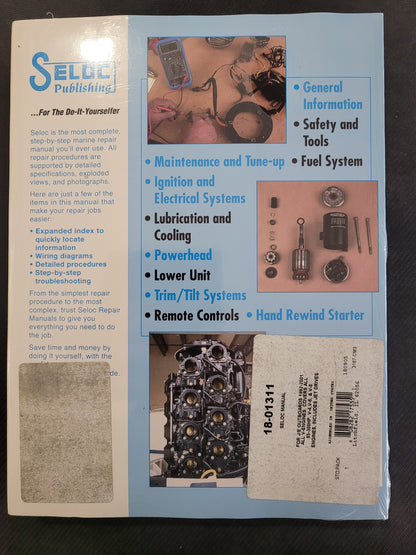 Selock 1311, Repair Manual Johnson/Evinrude, 92-01 V4 V6 V8 Jet, 65 Jet-300HP
