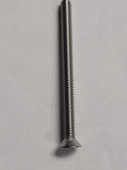 Machine Screw, Flat Head, SS 10-24x2", 4-2314