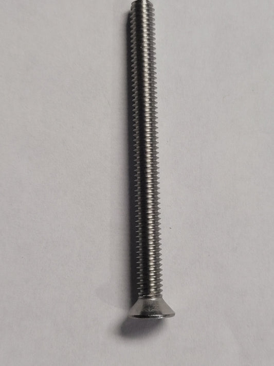 Machine Screw, Flat Head, SS, 8-32x2", 00234
