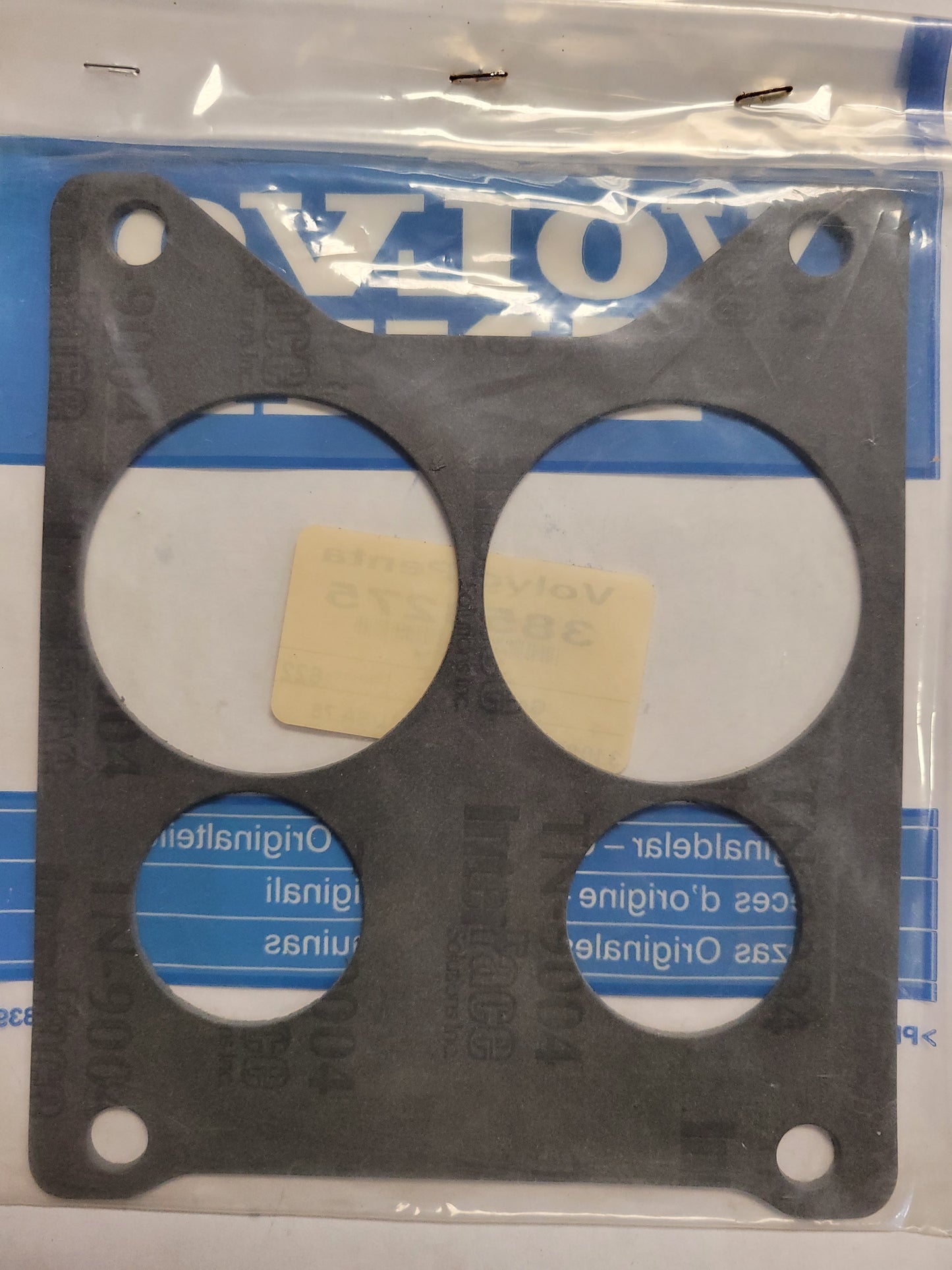 Gasket, Carb To Manifold, (NOS) Volvo 3853275