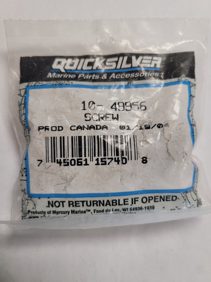 Screw, oil pan, Quicksilver 49956